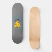 "Außerirdischen glauben an Pizza" Skateboard (Vorderseite)