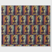 Außerirdischen glauben nicht an euch lustige Alien Geschenkpapier (Flach)