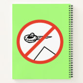 Außerirdischen haben es nicht getan notizblock (Rückseite)