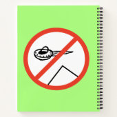 Außerirdischen haben es nicht getan notizblock (Rückseite)