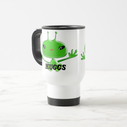 Außerirdischen Huggs Tasse (Vorderseite Links)