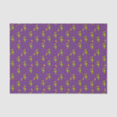 Außerirdischen im Weltraum mit Planet Balloons Geb Seidenpapier (Vorderseite)