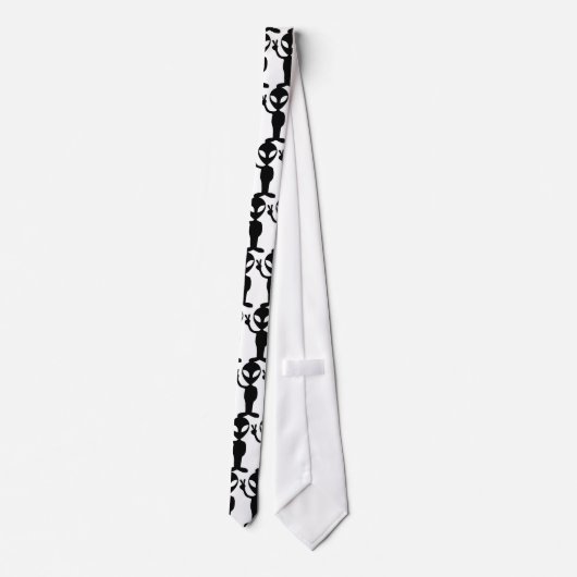 Außerirdischen in schwarzer Krawatte (Rückseite)