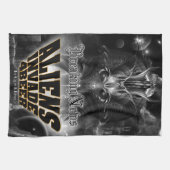 Außerirdischen Invasion 4 Biergalaxie Geschirrtuch (Horizontal)