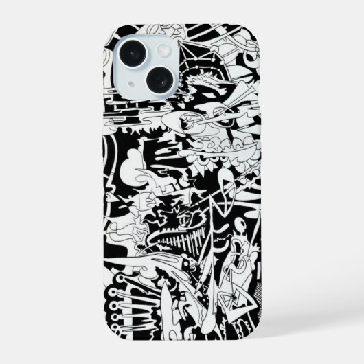 Außerirdischen iPhone 15 Hülle (Rückseite)