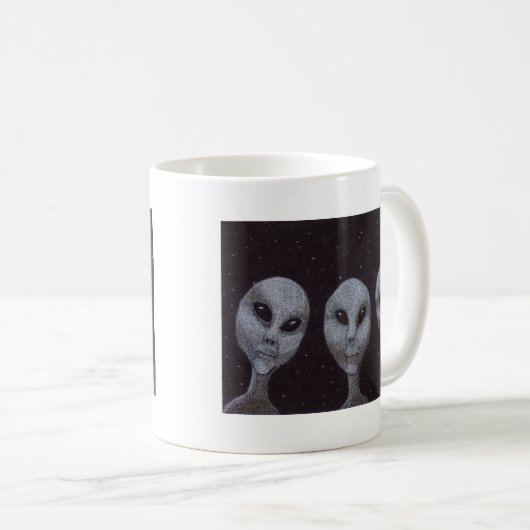 Außerirdischen Kaffeetasse (VorderseiteRechts)