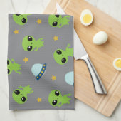 Außerirdischen Küchentücher (Viertel Falte)