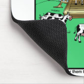 Außerirdischen Kühe Mousepad (Ecke)