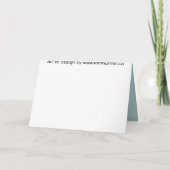 Außerirdischen Kunstkarten Einladungen benutzerdef (Rückseite)