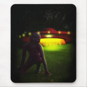 Außerirdischen landen Mousepad (Vorne)