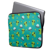 Außerirdischen Laptop Sleeve (Vorderseite Links)