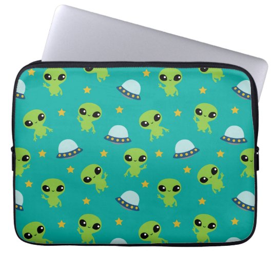 Außerirdischen Laptop Sleeve (Vorderseite)