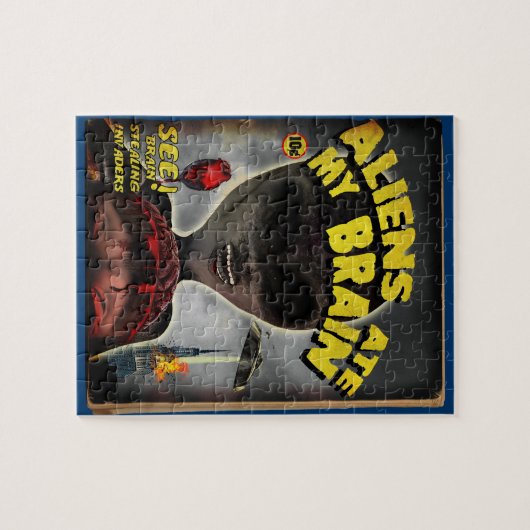 Außerirdischen lösten mein Gehirnhautverkleidungsp Puzzle (Horizontal)