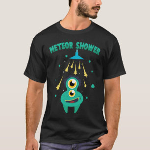 Außerirdischen Meteor Dusche Niedlich Extraterrest T-Shirt