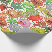 Außerirdischen n' Monsters Wrapper Geschenkpapier (Ecke)