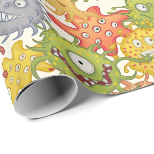 Außerirdischen n' Monsters Wrapper Geschenkpapier (Rolleneckpunkt)