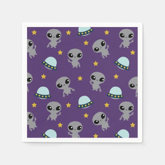 Außerirdischen Napkins Serviette (Vorderseite)