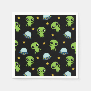 Außerirdischen Napkins Serviette
