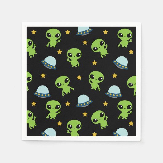 Außerirdischen Napkins Serviette (Vorderseite)