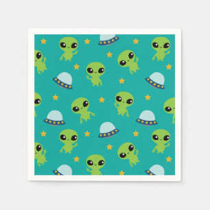 Außerirdischen Napkins Serviette