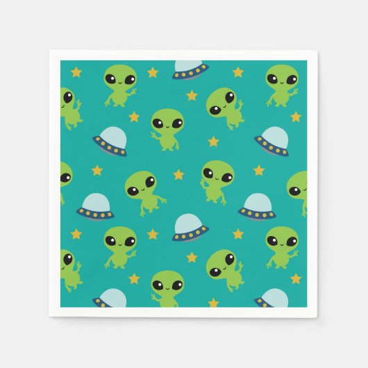 Außerirdischen Napkins Serviette (Vorderseite)