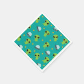 Außerirdischen Napkins Serviette (Ecke)