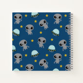 Außerirdischen-Notebook Notizblock (Rückseite)