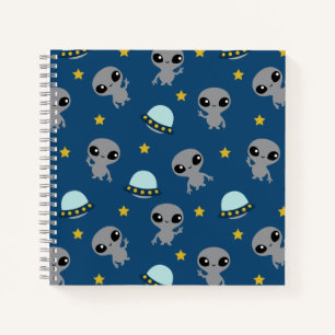 Außerirdischen-Notebook Notizblock