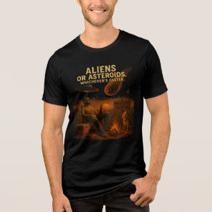 Außerirdischen oder Asteroide - je nachdem, was sc Tri-Blend Shirt
