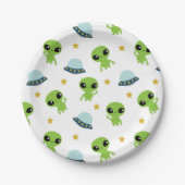 Außerirdischen Pappteller (Vorderseite)