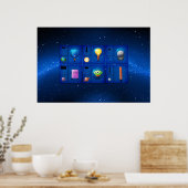 Außerirdischen Poster (Küche)