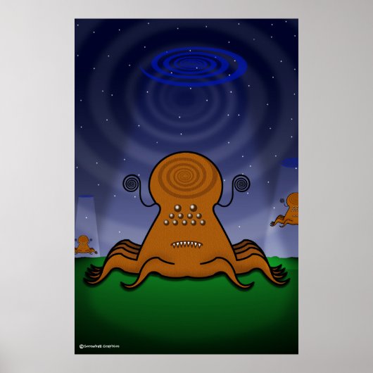 AUSSERIRDISCHEN! Poster (Vorne)