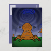 AUSSERIRDISCHEN! Postkarte (Vorne/Hinten)