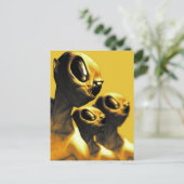 Außerirdischen Postkarte (Stehend Vorderseite)