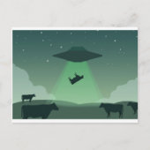 Außerirdischen Postkarte (Vorderseite)