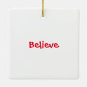 Außerirdischen-Rock für Weihnachten #1 Keramikornament (Rückseite)