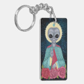 Außerirdischen Schlüsselanhänger (Vorderseite links)