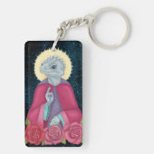 Außerirdischen Schlüsselanhänger (Rückseite)