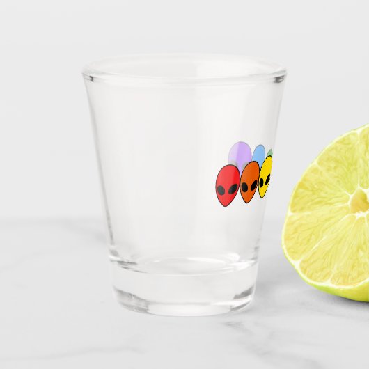 Außerirdischen Schnapsglas (Links)