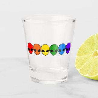 Außerirdischen Schnapsglas