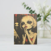 Außerirdischen Scifi Fantasy Postkarte (Stehend Vorderseite)