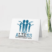 Außerirdischen, sie sind schon hier karte (Vorderseite)