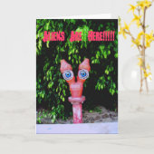 Außerirdischen sind hier karte (Gelbe Blume)