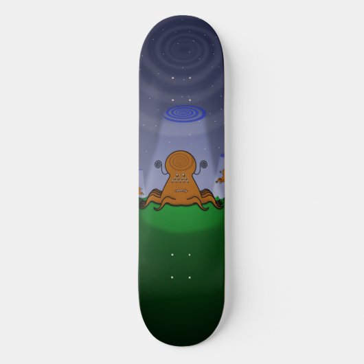 AUSSERIRDISCHEN! Skateboard (Vorderseite)