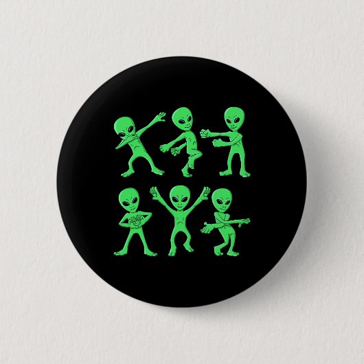 Außerirdischen tanzen Challenge Boys Girls Kinder Button (Vorderseite)