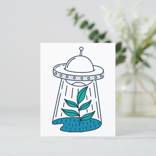 AUSSERIRDISCHEN UFO (Stehend Vorderseite)