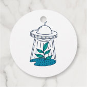 AUSSERIRDISCHEN UFO GESCHENKANHÄNGER (Rückseite)