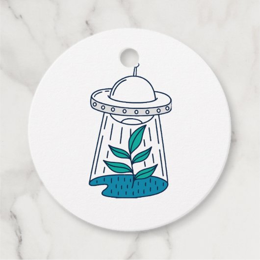 AUSSERIRDISCHEN UFO GESCHENKANHÄNGER (Vorderseite)