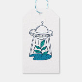 AUSSERIRDISCHEN UFO GESCHENKANHÄNGER (Rückseite)