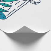 AUSSERIRDISCHEN UFO GESCHENKPAPIER (Ecke)